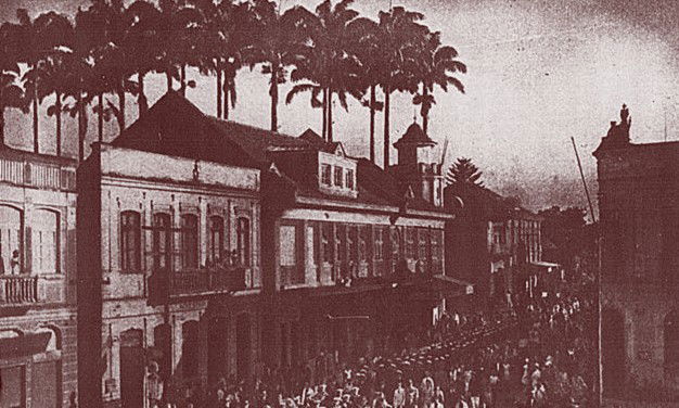 Vista da cidade de Joinville em 1935