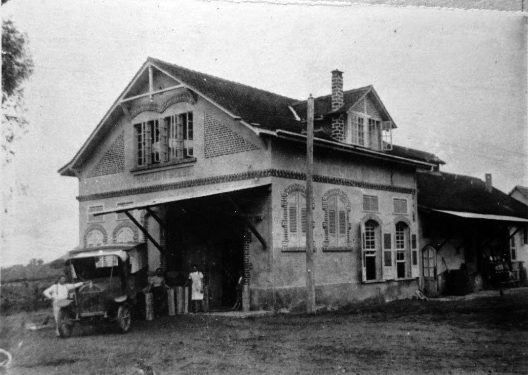 Fábrica de laticínios em 1920
