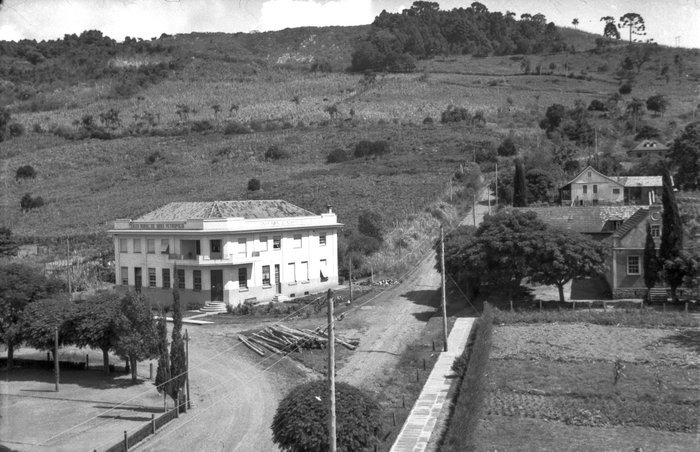 A antiga Caixa Rural de Nova Petrópolis em Linha Imperial, nos anos 1950