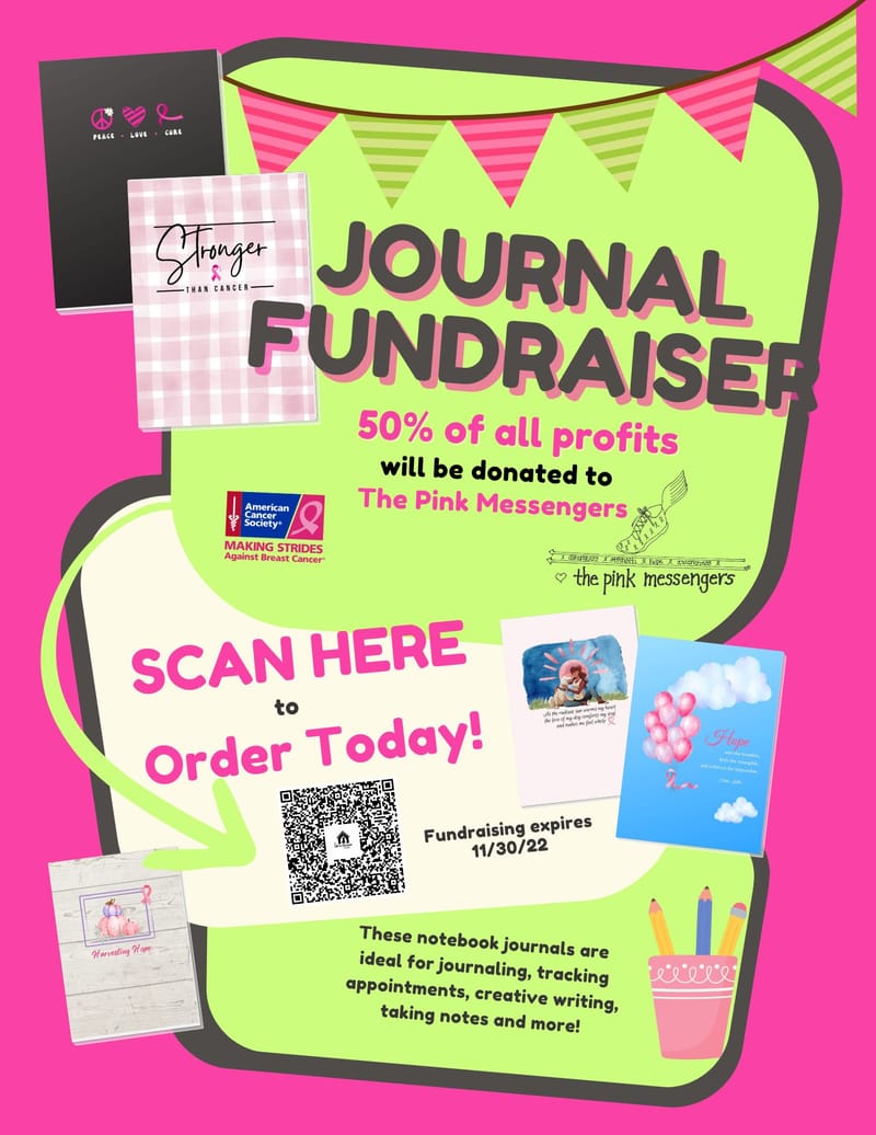 Pink Messengers Journal Fundraiser