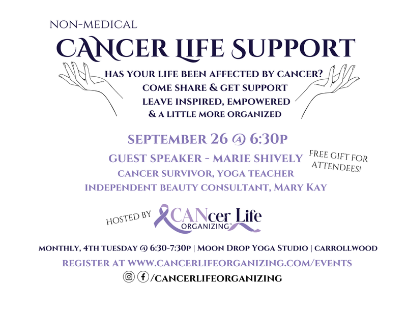 CANcer Life Support Group September