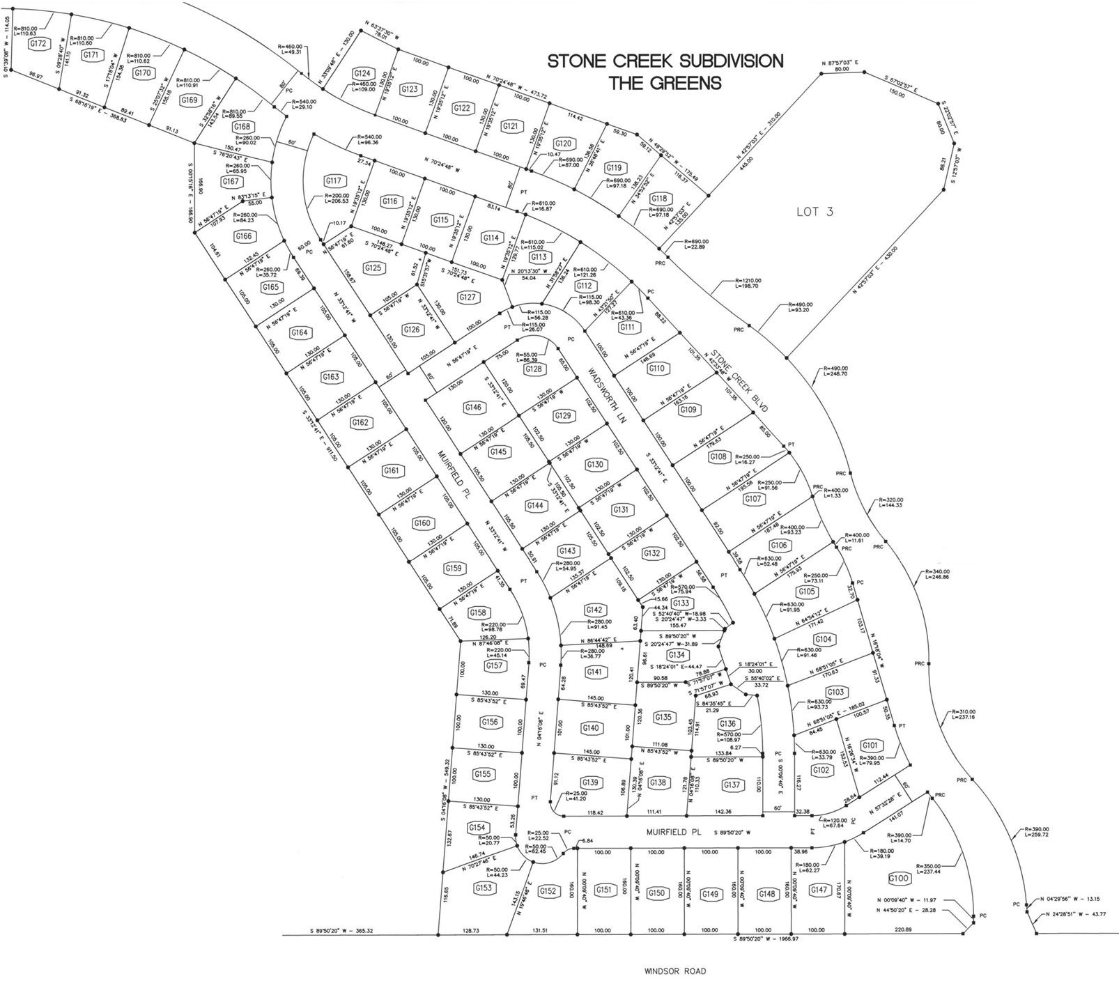 (Click here to see plats of the various neighborhoods) - Stone Creek ...