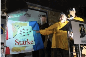 Starke County Flag Unveiled During Bicentennial Celebration