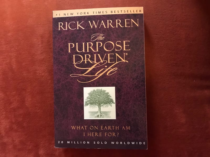 The Purpose Driven Life Rick Warren Elaines Bookstore   800 605b10169295d 