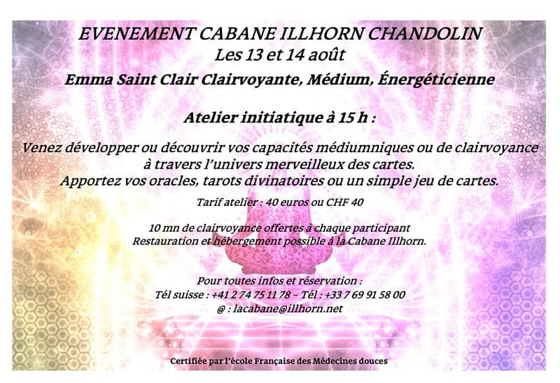ORACLE ET CLAIRAVOYANCE avec Emma Saint Clair Clairvoyante, Médium, Énergéticienne