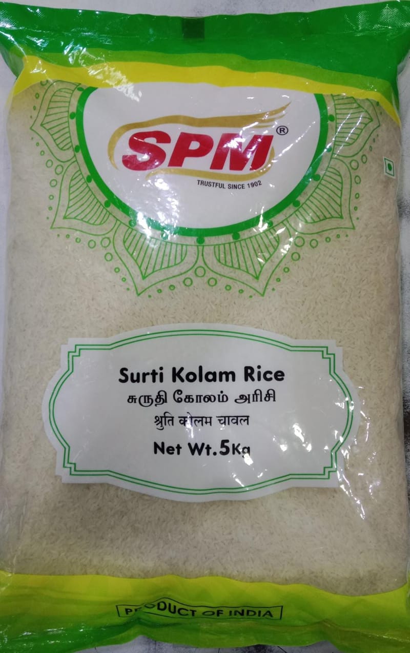 SPM SURTI KOLAM RICE 5KG - FARM TO HOME