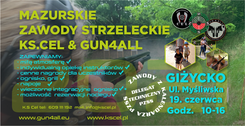Mazurski Turniej Strzelecki KS.CEL & Gun4all