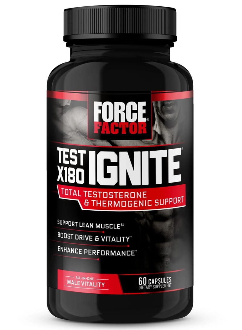 FORCE FACTOR TEST X180 IGNITE 60 CAPS.