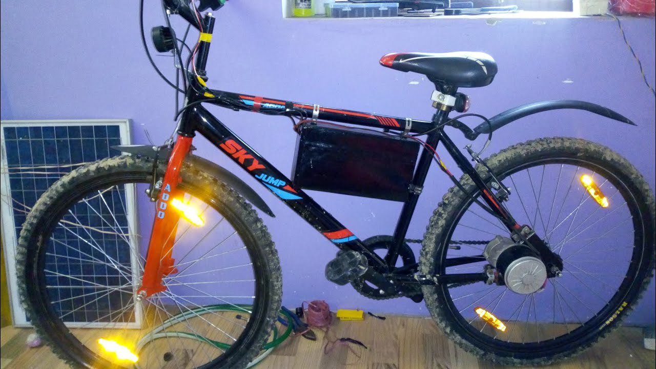Home made electric cycle trail and review