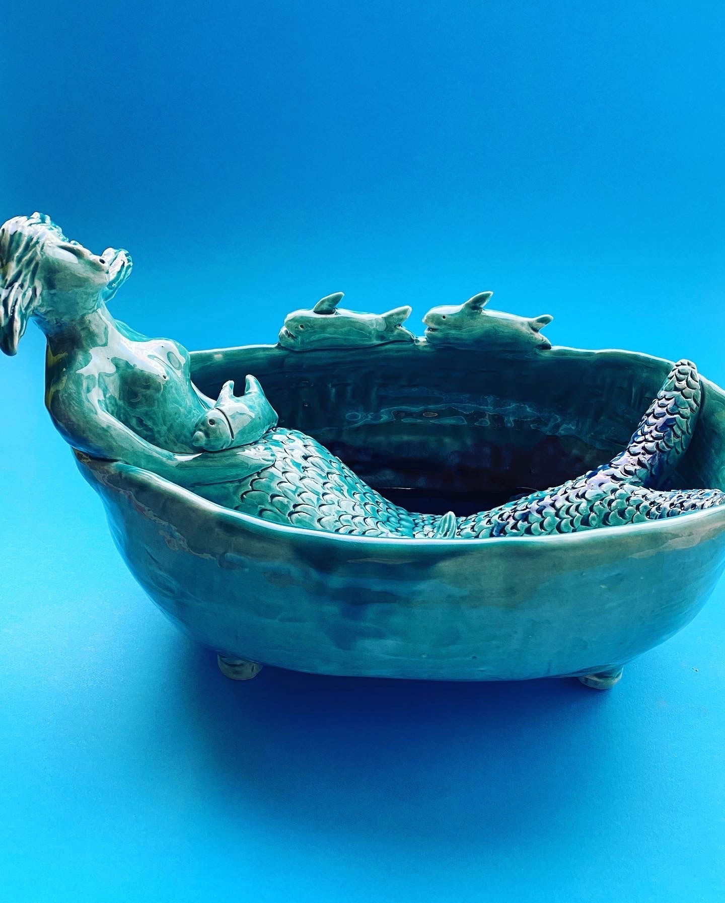 Sirena nella vasca