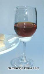 Wine glass plate clip