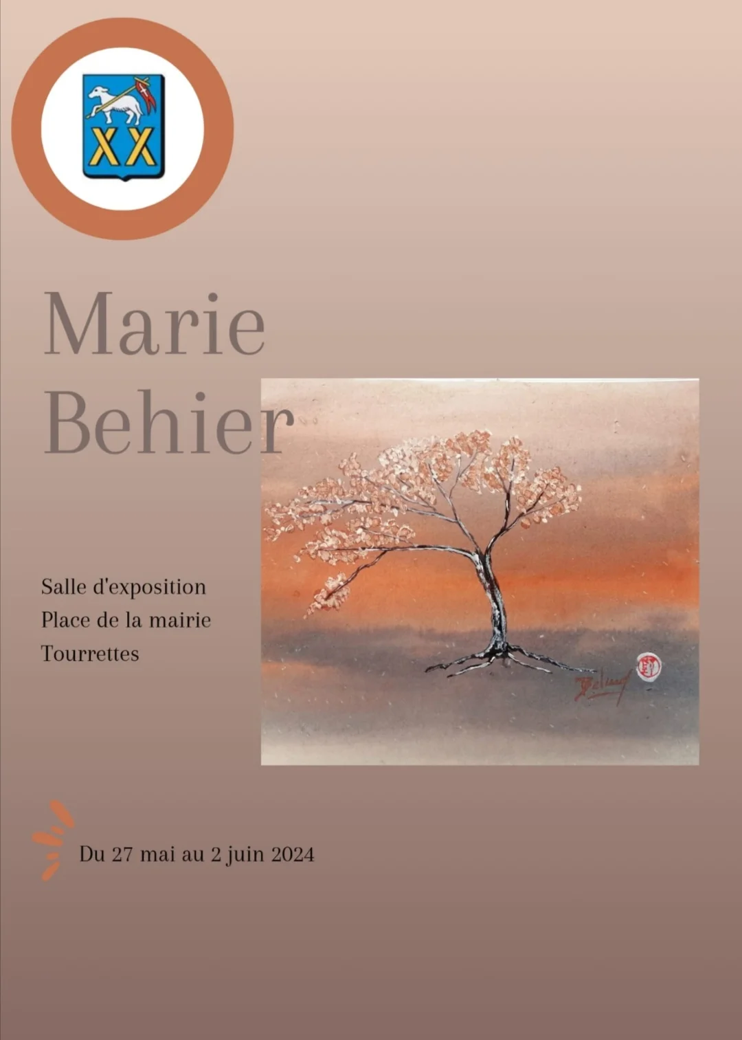 MARIE BEHIER DU 27 MAI AU 2 JUIN