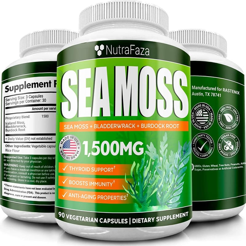 Nutrafaza Vegan Sea Moss Capsules SALTEX LLC