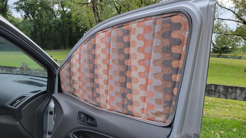 Ford Transit Connect Rear Hatch Window Cover Shades