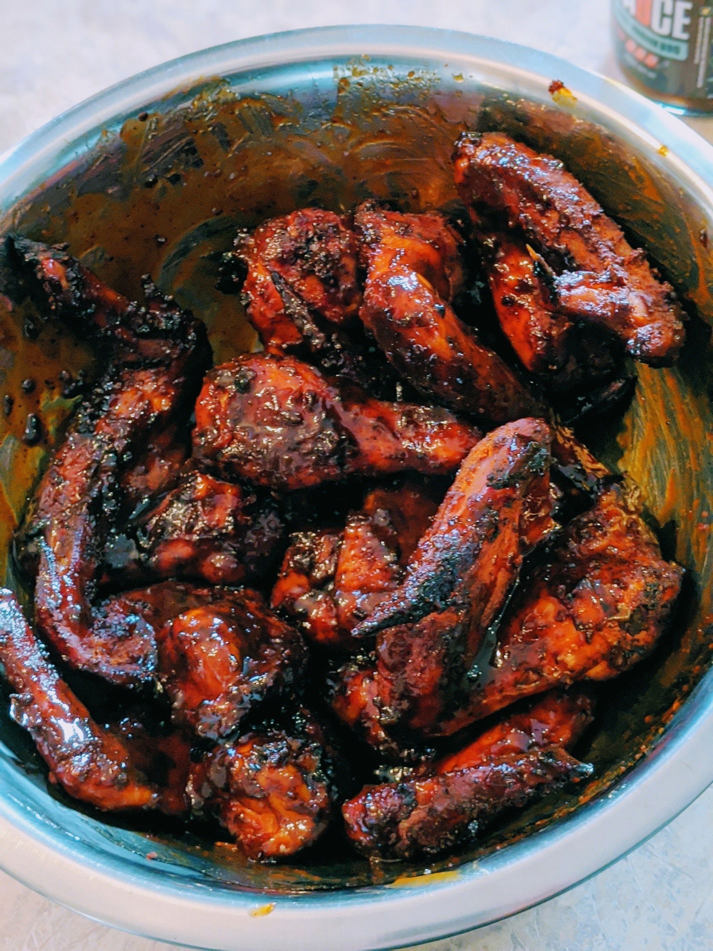 Mikes BBQ Rub Spicy Chicken Wings