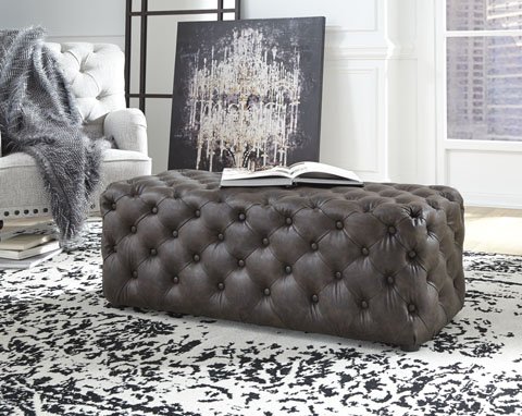 LISTER BROWN ACCENT BENCH/OTTOMAN A3000171