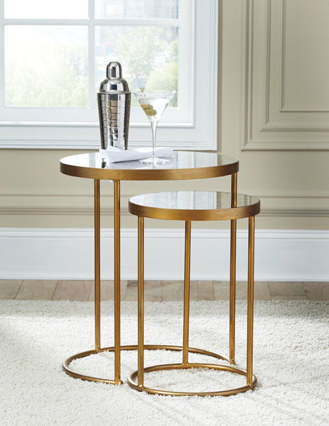 A4000048 MAJACI 2PC NESTING TABLES