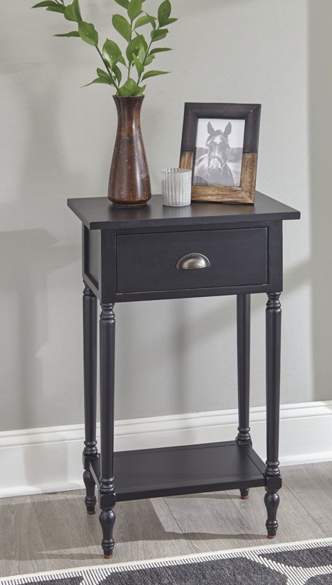 A4000161 JUINVILLE BLACK END TABLE