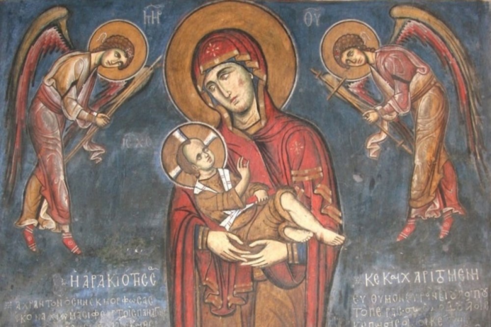 أيقونة نادرة للسيّد المسيح مع العذراء مريم!