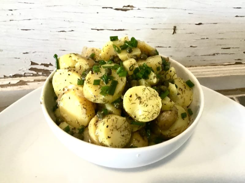 Baby Potato Salad w Lemon & Dill