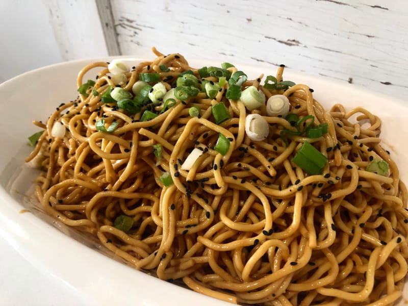 Peanut Sesame Noodle Bowl