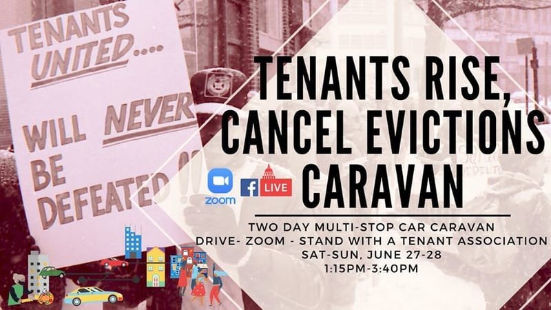 Tenants Rising: Cancel Evictions Caravan