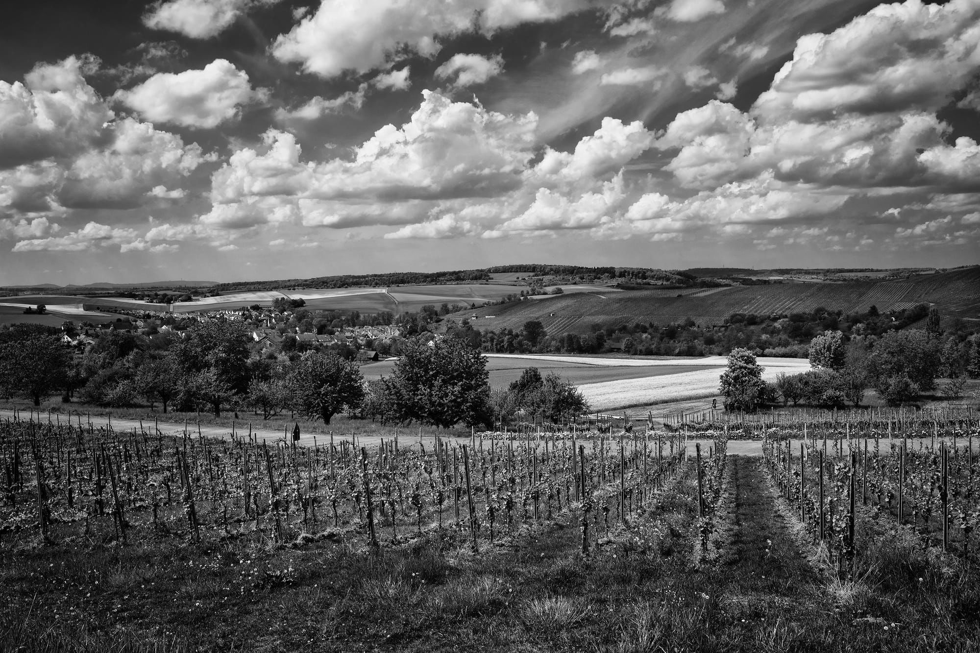 View of Kleinbottwar and the Bottwar Valley