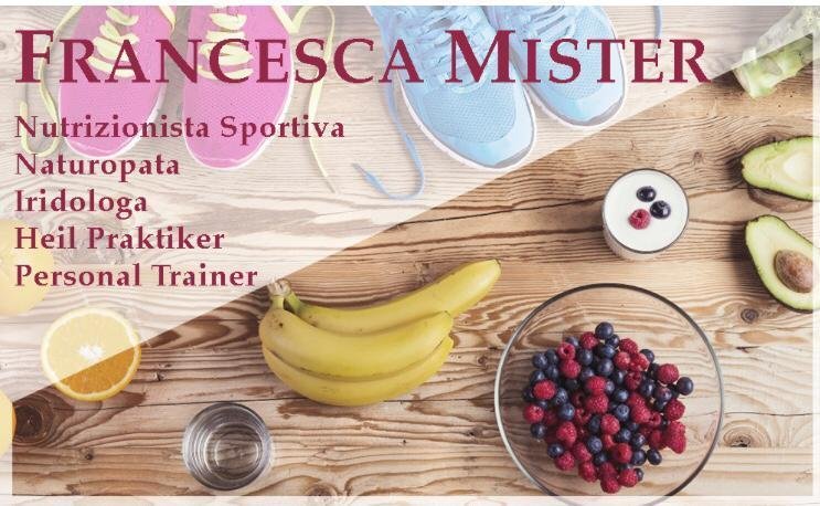 Collaborazione con Francesca Mister nutrizionista sportiva