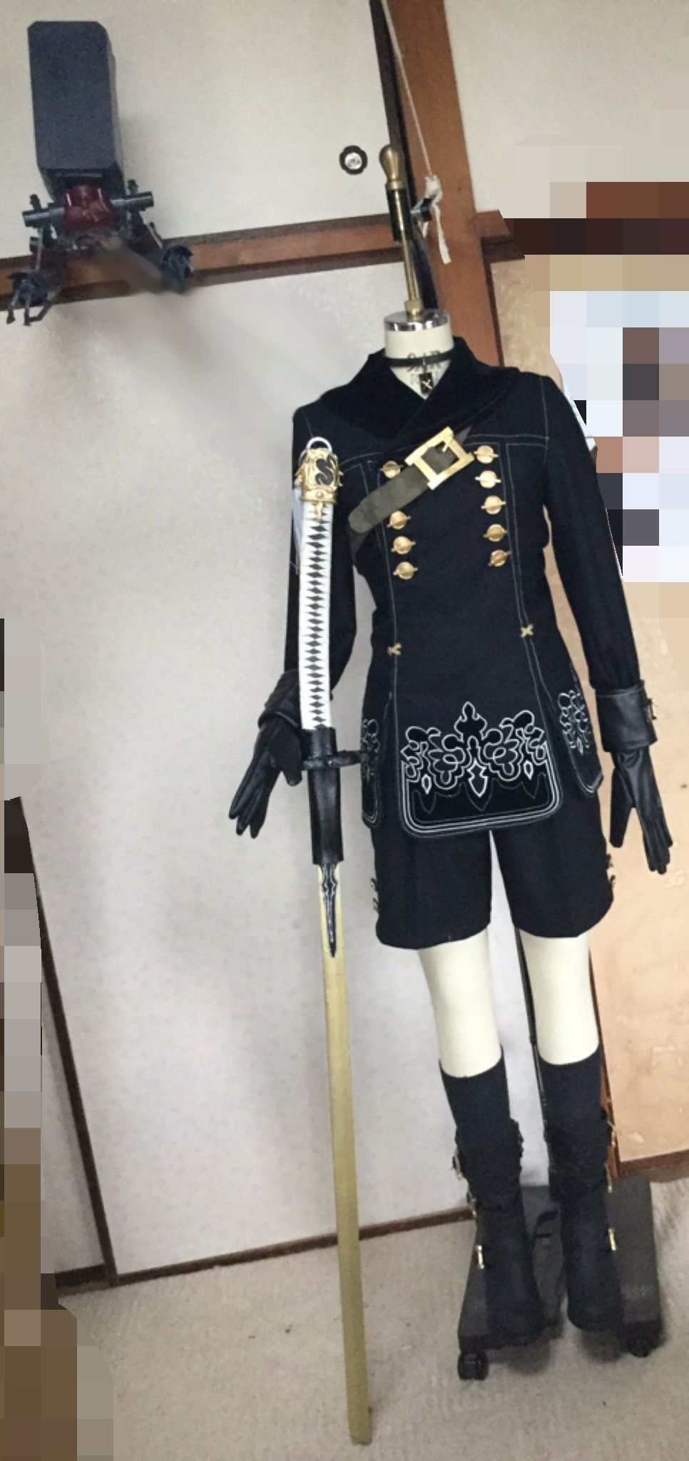 ニーアオートマタ 9s ポッド153 とめひコスプレシルエット