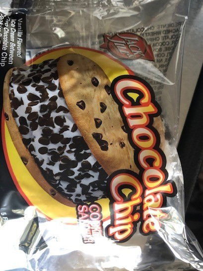 Chocolate Chip Cookie Sandwich