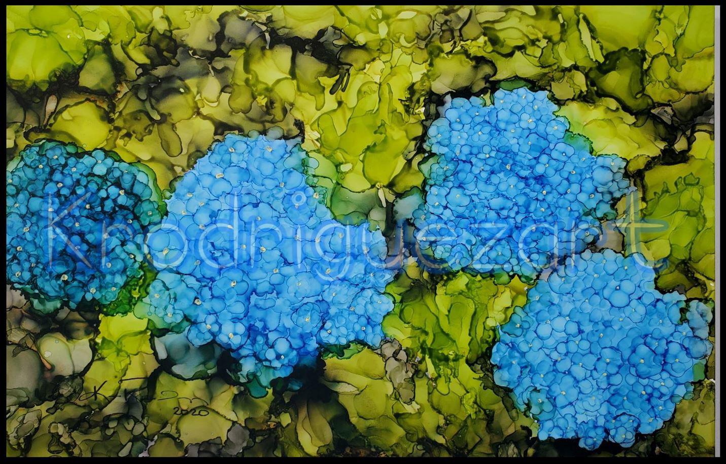 "Hortensias azules"©2020