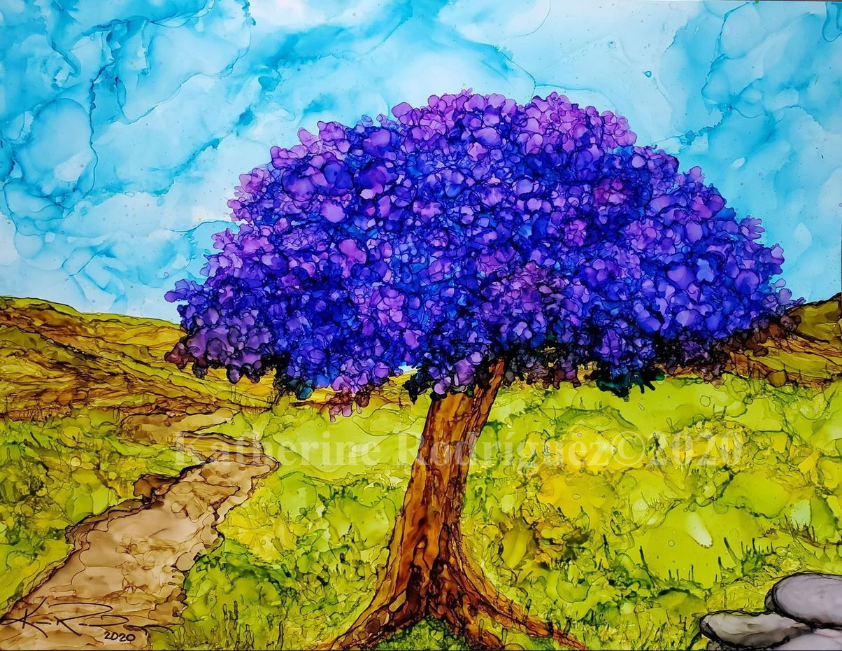 "Flamboyán violeta"©2020