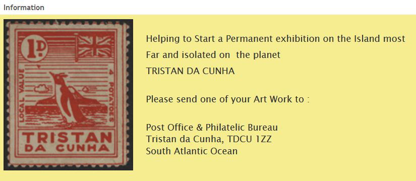 Permanent exhibition in Tristan Da Cunha
