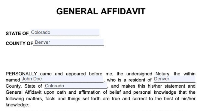 Translation of Affidavits - FIRST STEP TRANSLATIONS CORP.