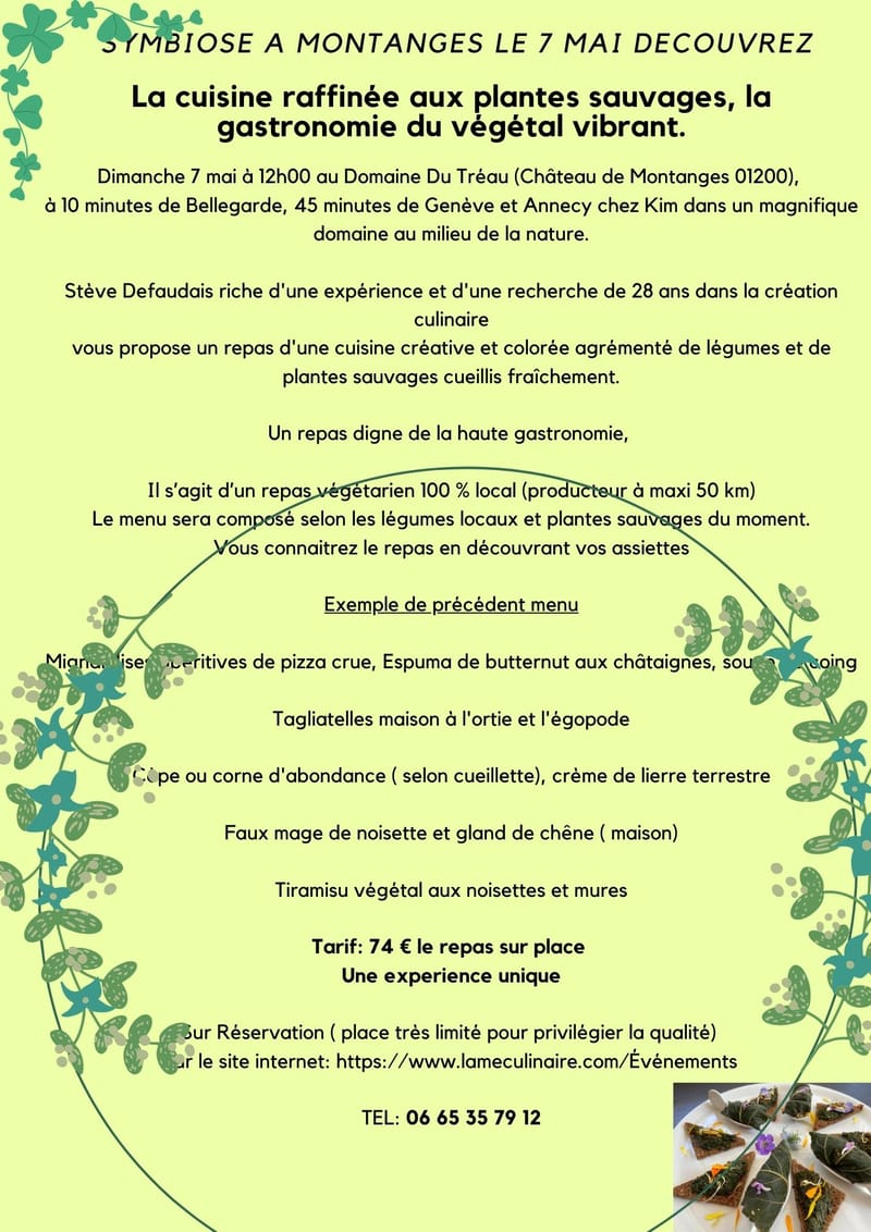 Symbiose a MONTANGES le 7 Mai DEcouvrez
