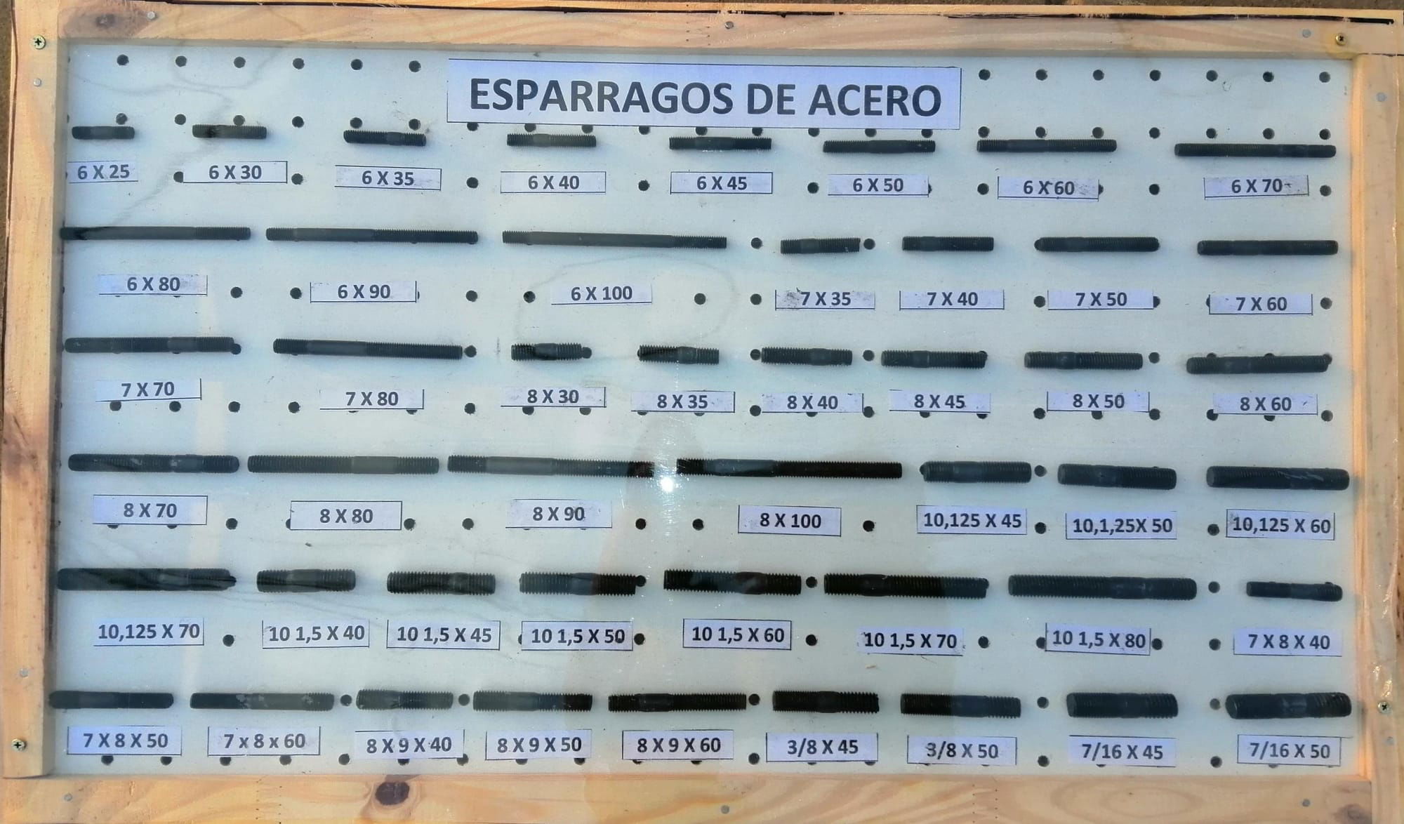 Espárragos de Acero