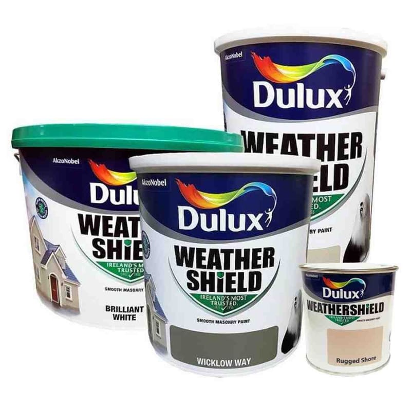 Dulux Weathershield range of colours 2.5L, 5L, 10L - Hutch Hardware ...