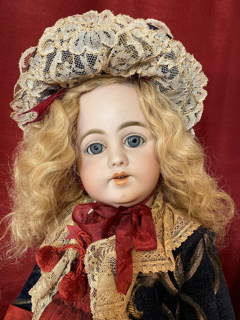 Sold 23" Antique German Doll Simon Halbig 1009 Layaway ca. 1889