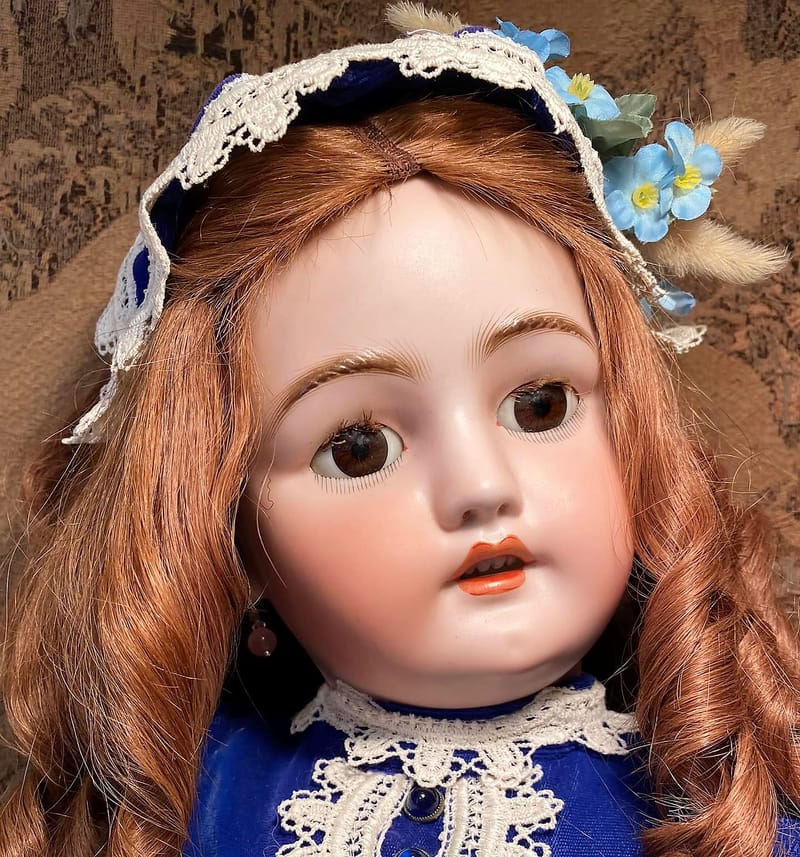 28” Antique German Doll Simon Halbig DEP Mold 1079 Antique Doll Place