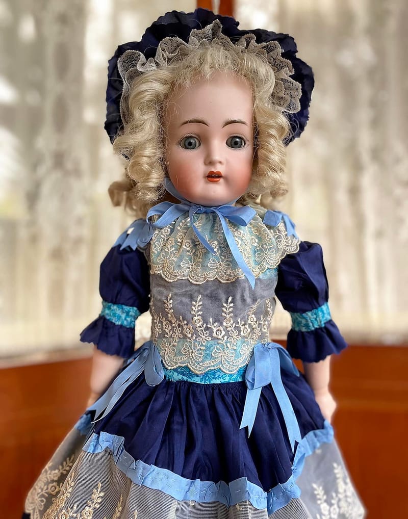 Antique German Mechanical Doll Mold 403 Kammer Reinhardt K*R Antique