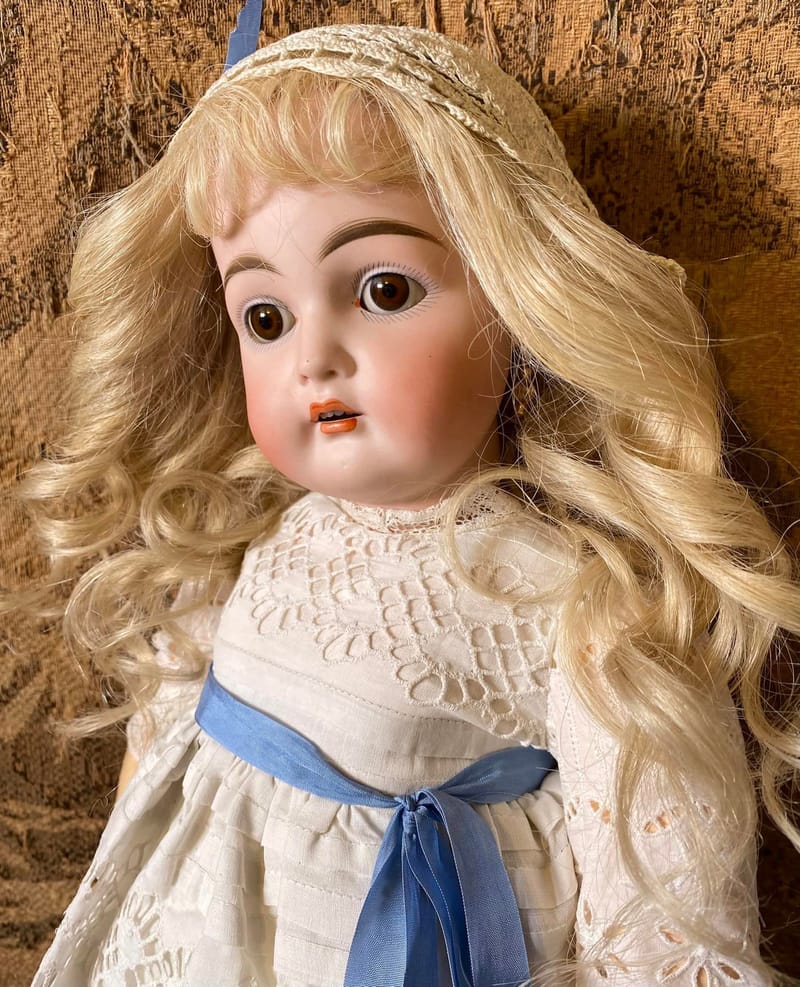 Sold 27” Antique German Doll By Handwerck Mold 119 Simon Halbig