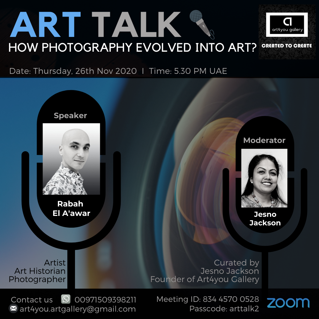 Art Talk: How Photography Evolved Into Art? 26 Nov 2020