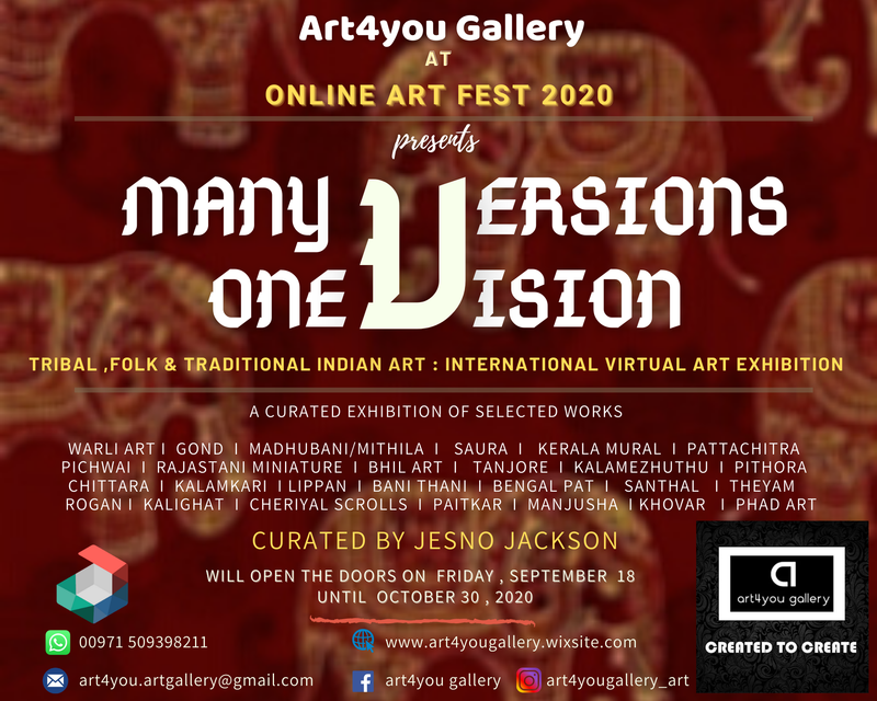 Many Versions,One Vision - Tribal, Folk and Traditional Art Show