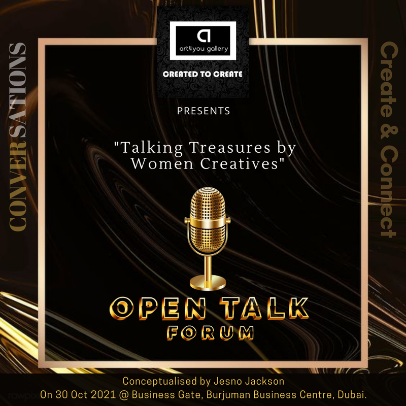 Open Talk Forum : TALKING TREASURES BY WOMEN CREATIVES