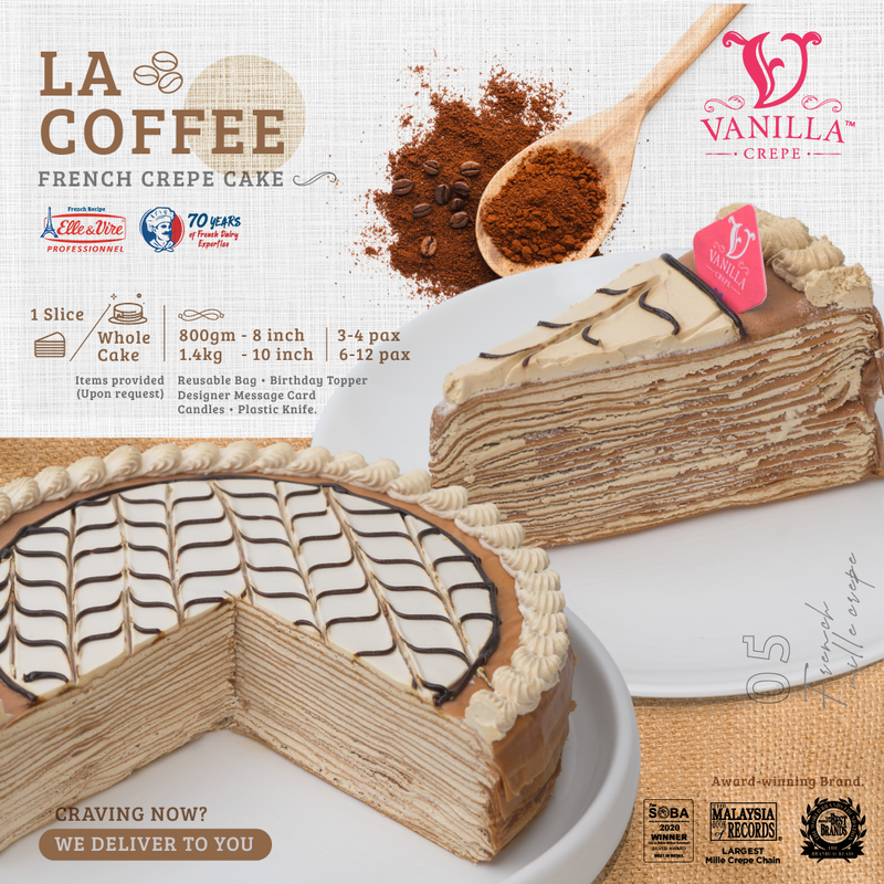 Award Winning Mille Crepe Cake in Malaysia