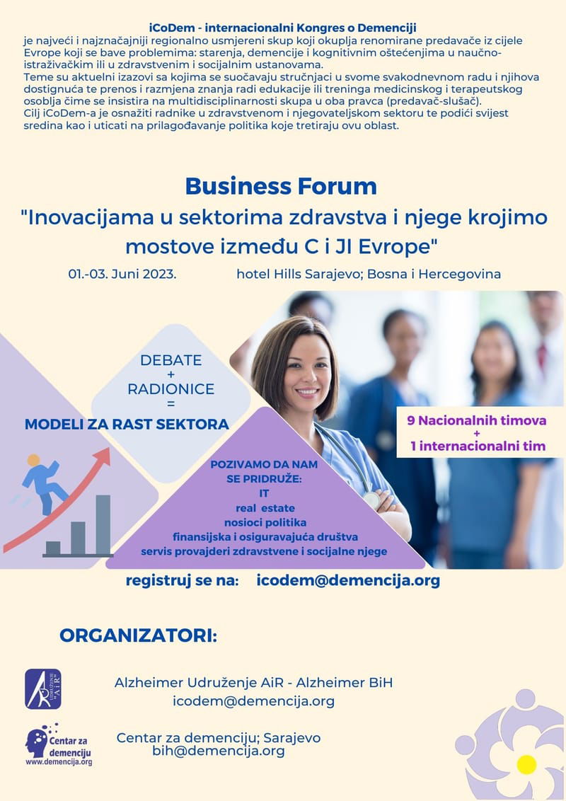 Inovacije u sektorima zdravstva i njege kroje mostove između Centralne i Jugoistočne Evrope/Innovations in the sectors of Health & Care Tailor Bridges between C&SE Europe