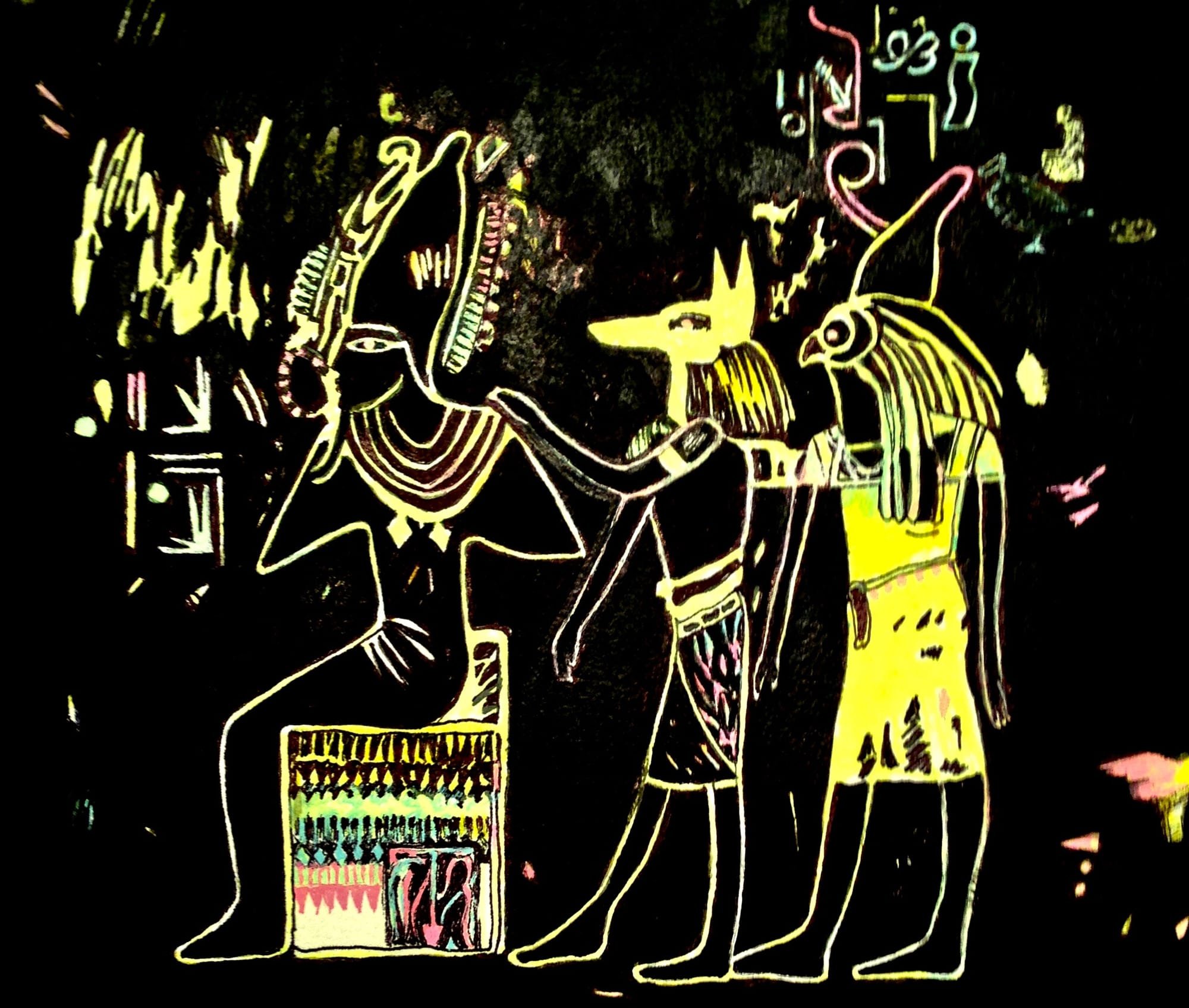 Horus, Osiris, Anubis
