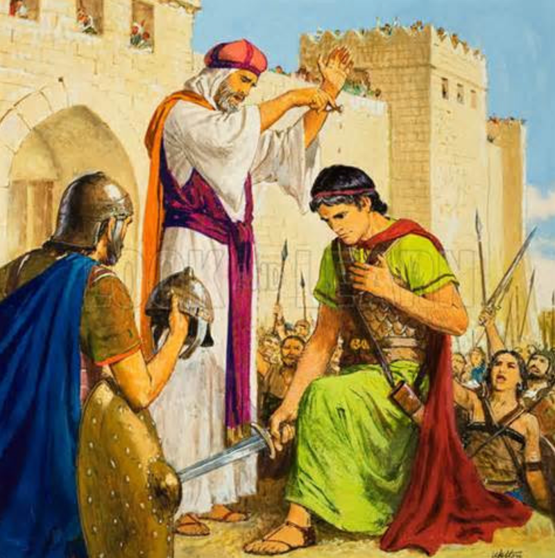 How King David ascended to the throne of Israel