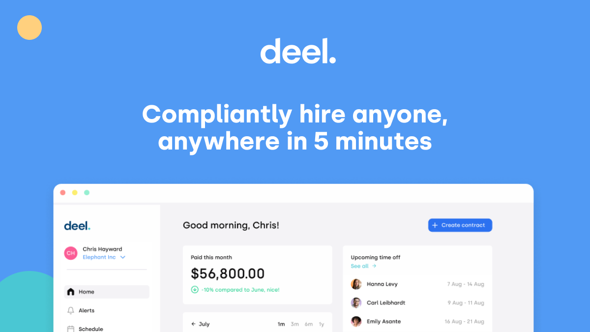 Compliantly hire anyone, anywhere in 5 minutes