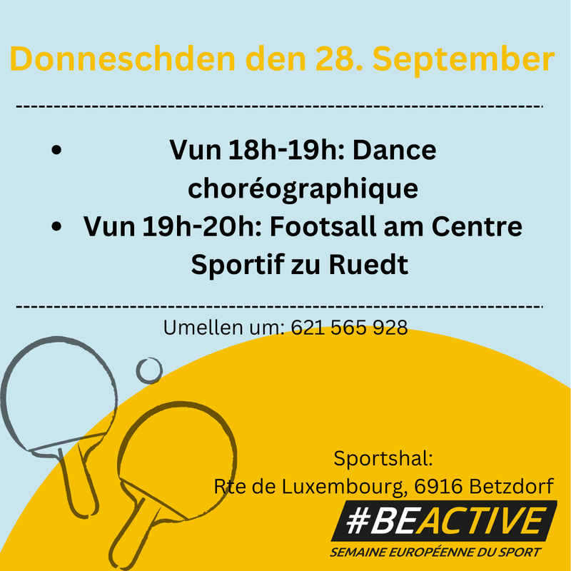Danse + Futsall